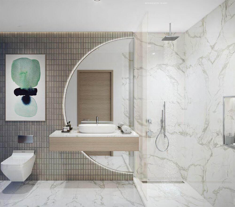 Glass-enclosed showers